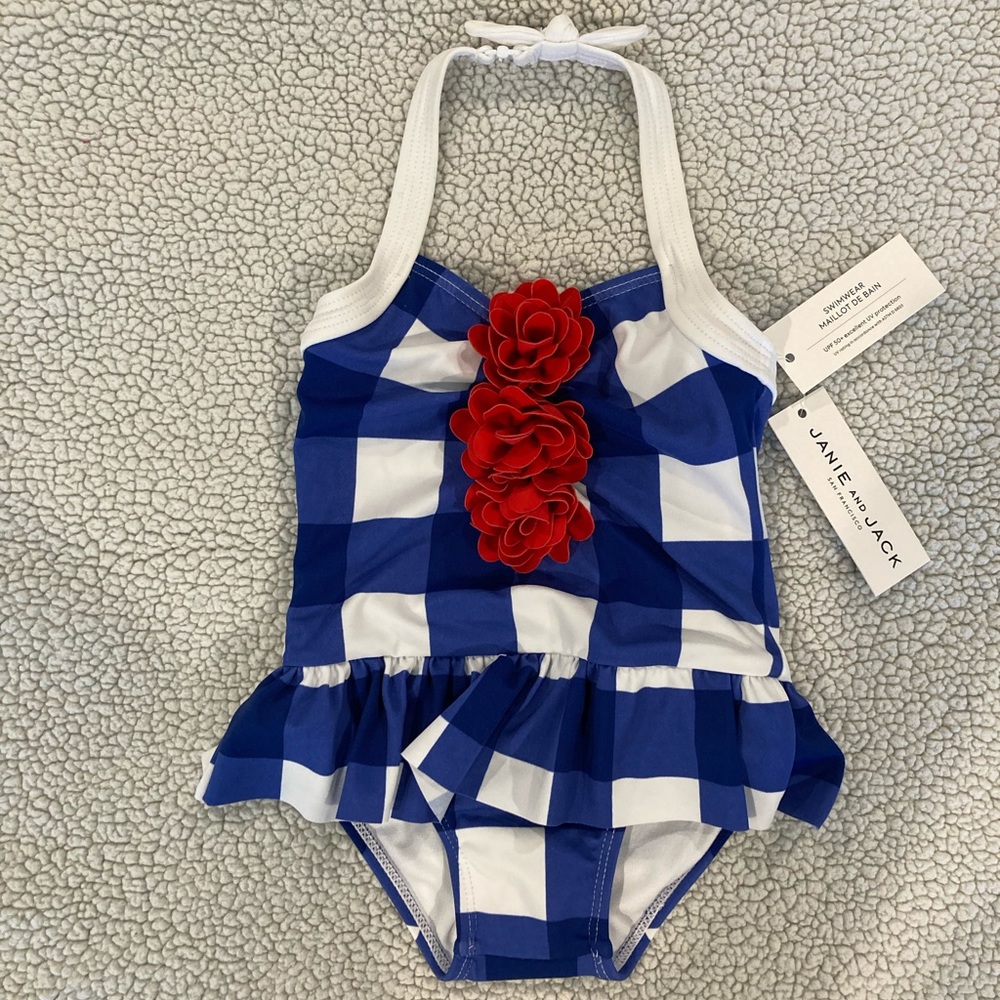 NWT Janie and Jack 18-24m One-Piece Swimsuit